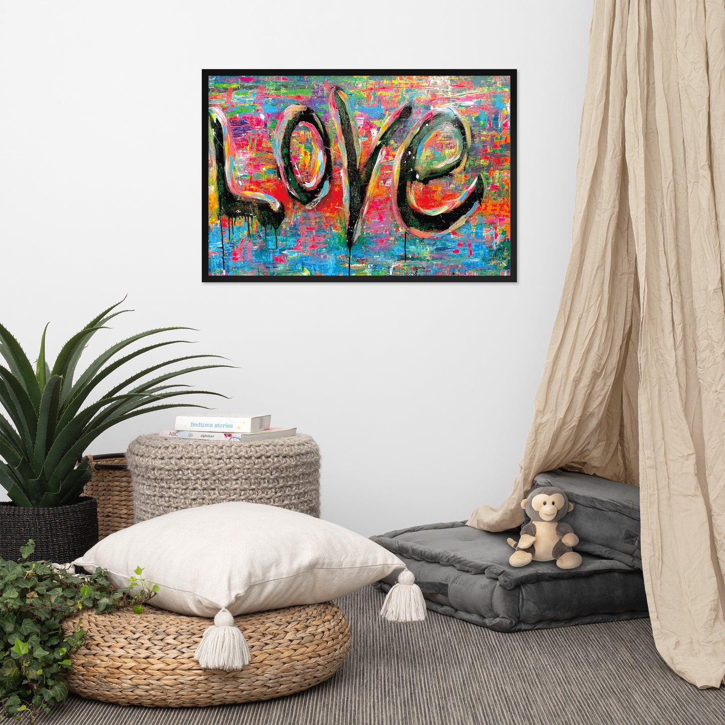 ‘Love’ Framed poster